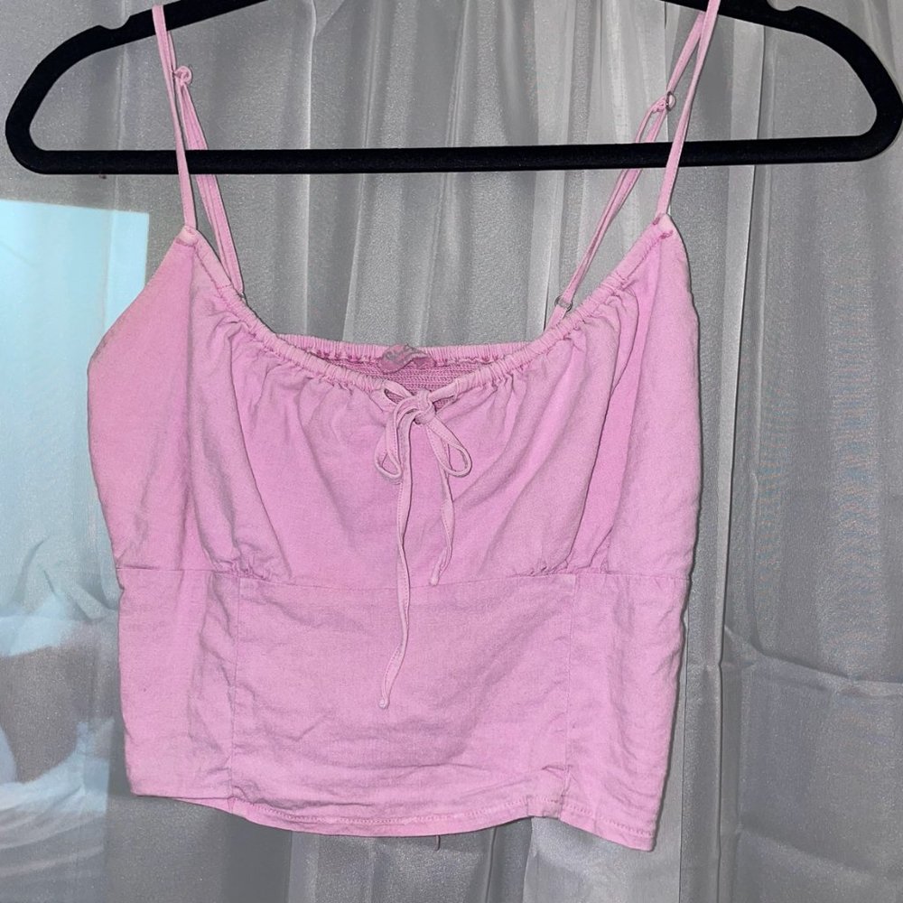 Brandy Melville | John Galt Pink Tank Top, Size S